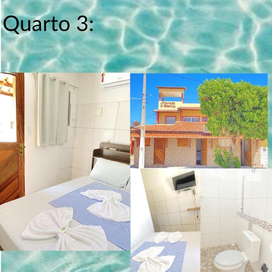 Hotel Pousada O Mineiro - Frente Para O Rio Galinhos Exterior foto